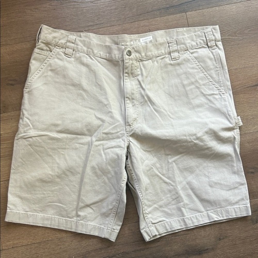 Carhartt Men’s Light Khaki Work Shorts ! Size 42